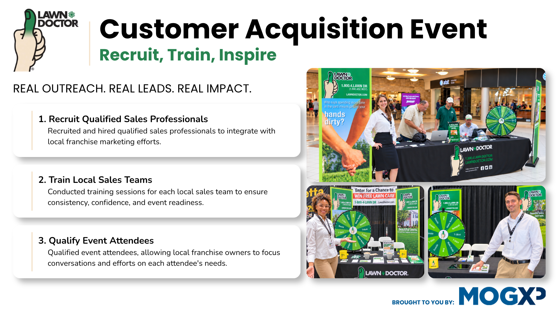 Lawn Doctor customer acquisition case study one-pager