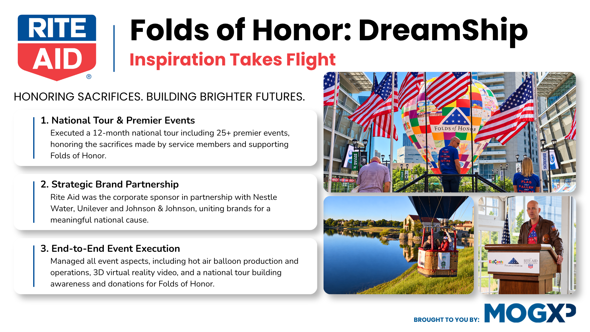 Rite Aid Folds of Honor DreamShip case study one-pager