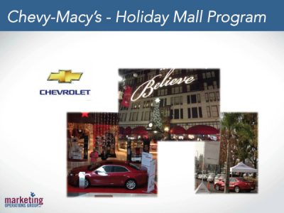 Chevy Macy's Holiday Mall Program