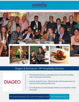 Diageo - Buchanan VIP Hospitality Case Study