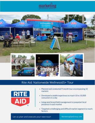 Rite Aid - Wellness 65 Tour, experiential marketing