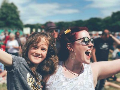 Happy Mother and Daughter at Festival | MOGXP